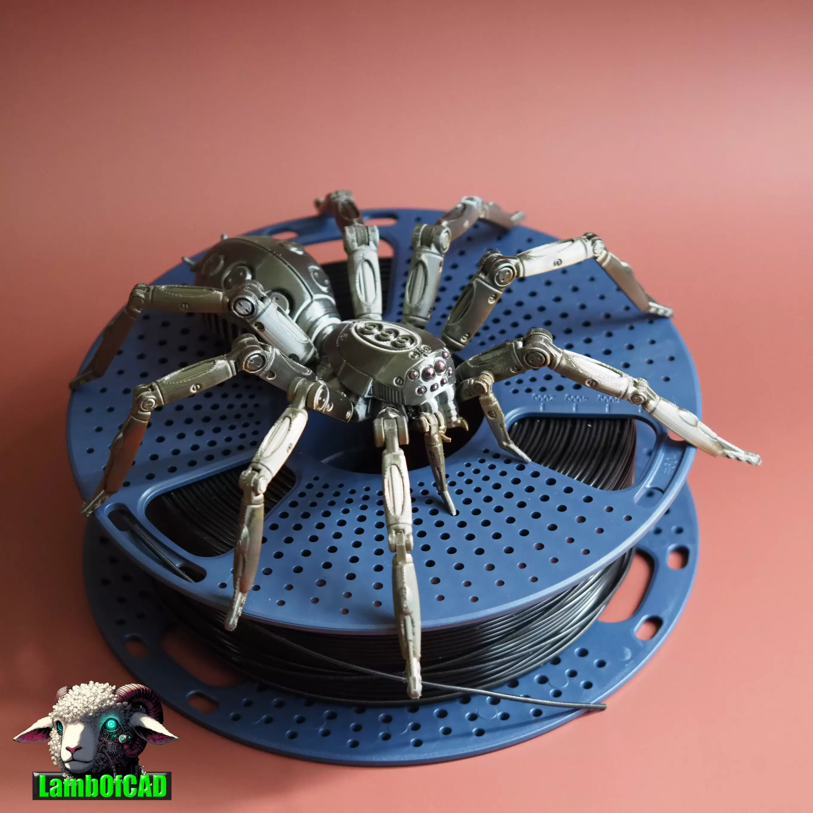 Robotic Anti-Rodent Spider 3D print model_1