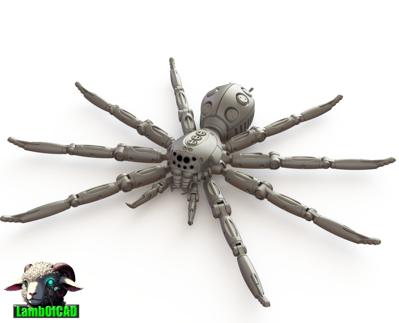 Robotic Anti-Rodent Spider 3D print model_12
