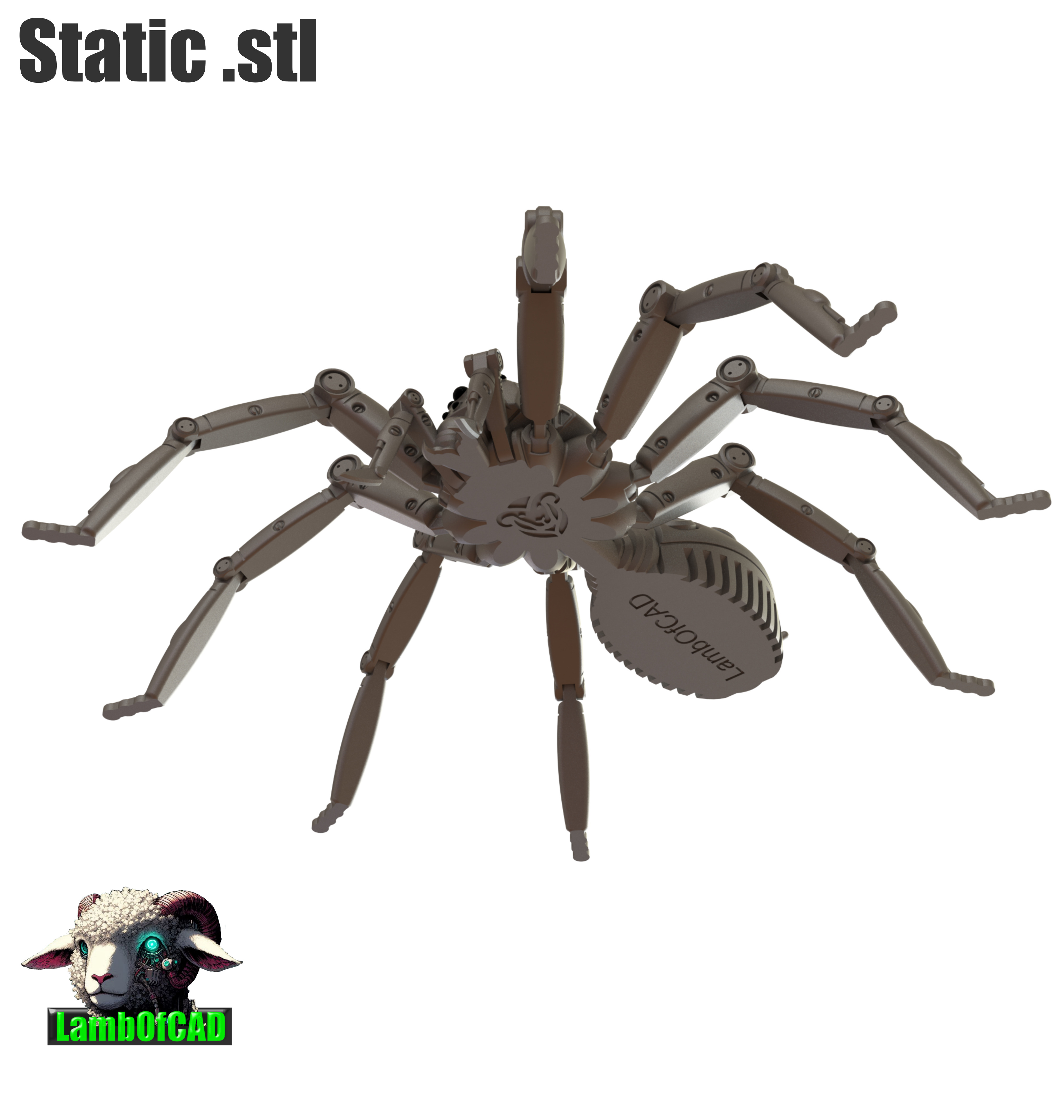 Robotic Anti-Rodent Spider 3D print model_14