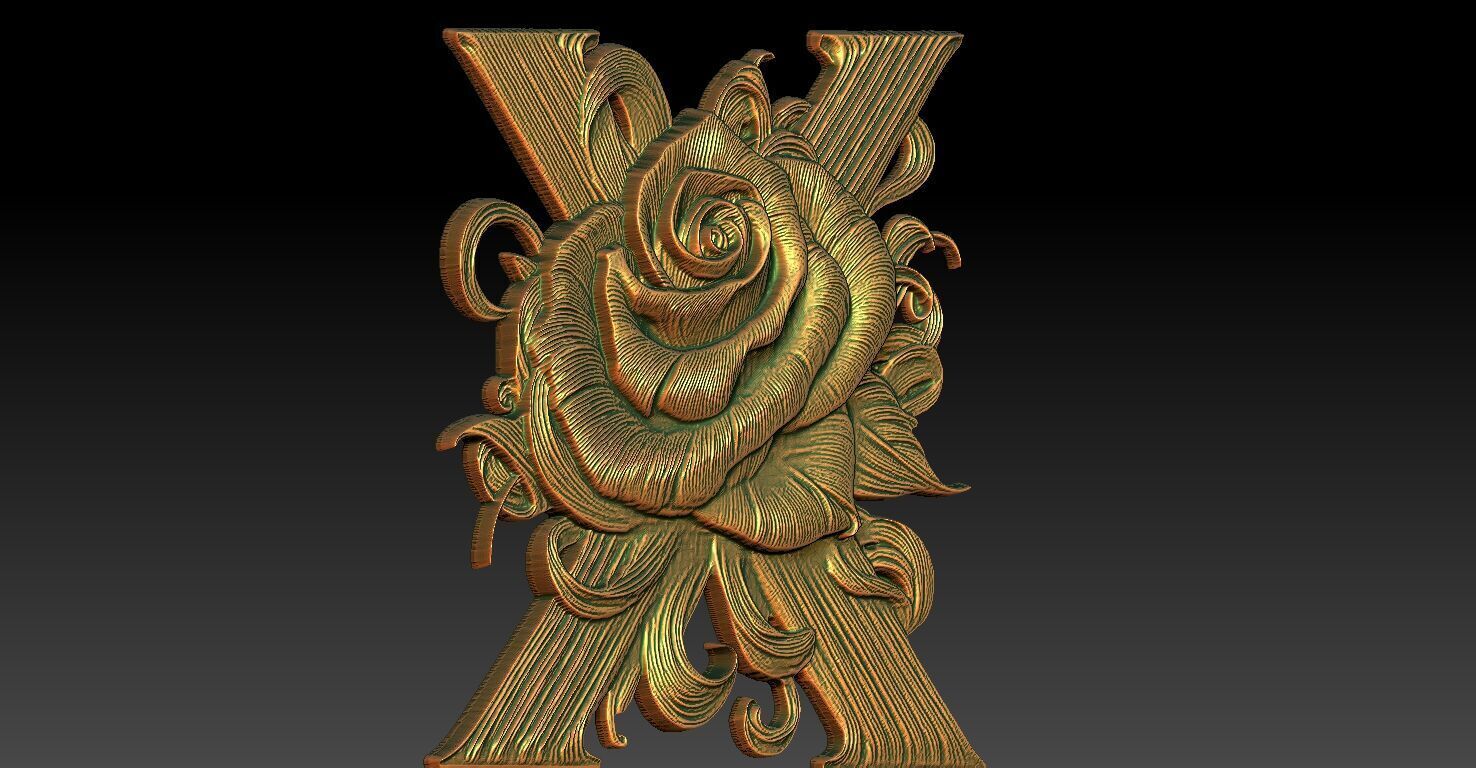 2 X CNC Relief Model 3D print model_4