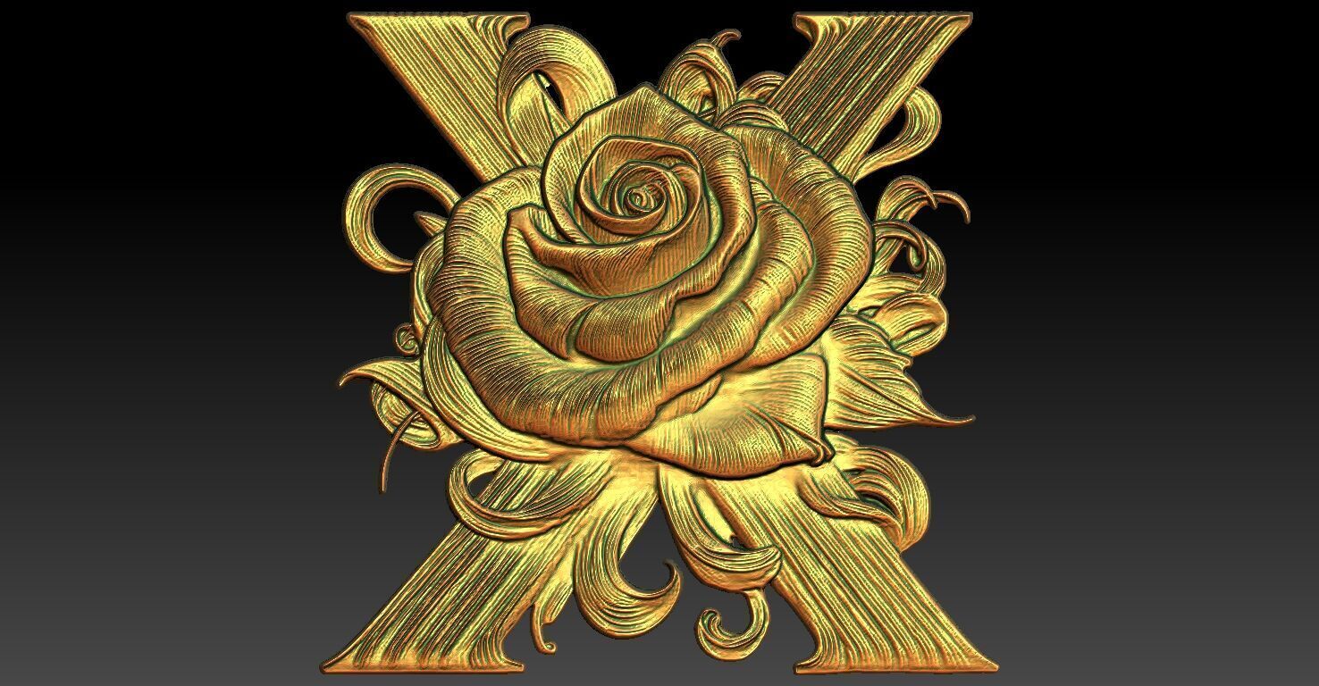 2 X CNC Relief Model 3D print model_2