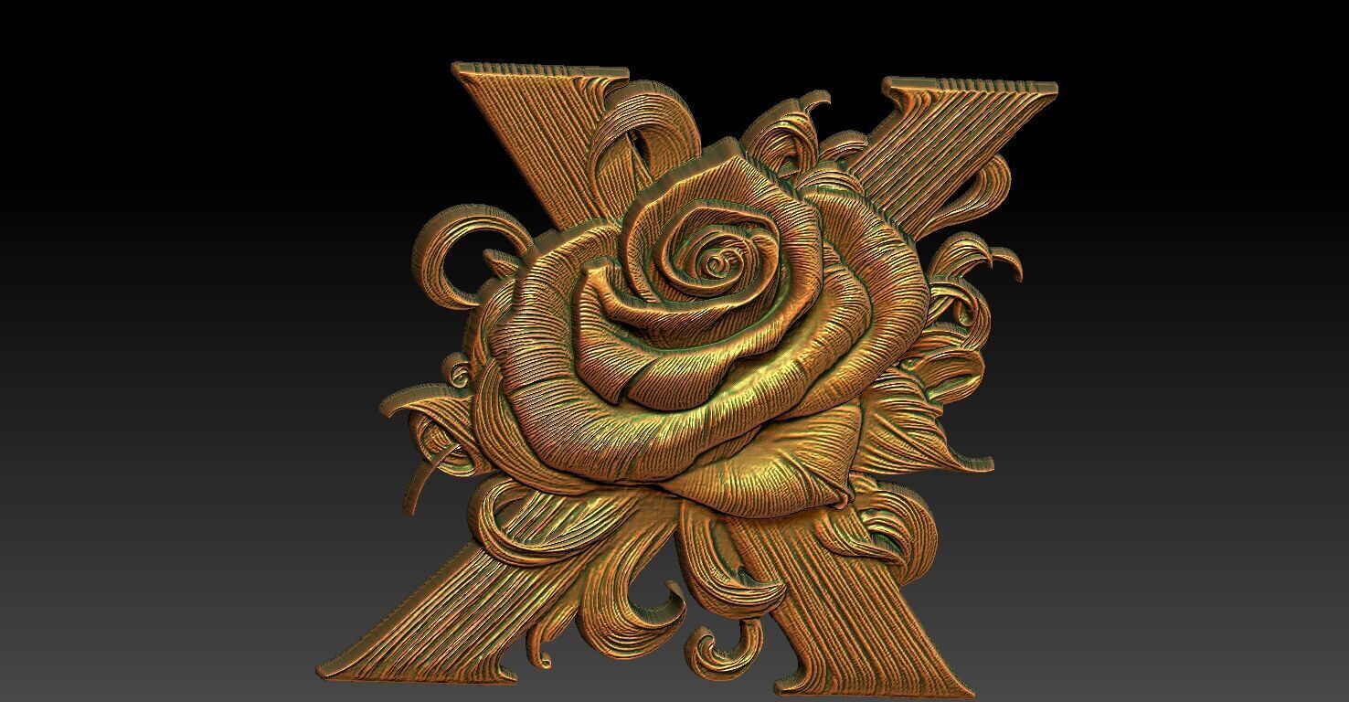 2 X CNC Relief Model 3D print model_5