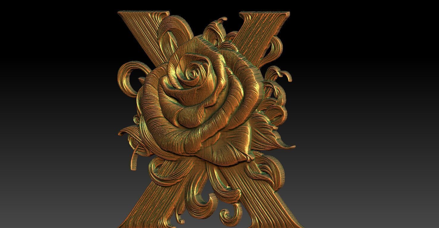 2 X CNC Relief Model 3D print model_3