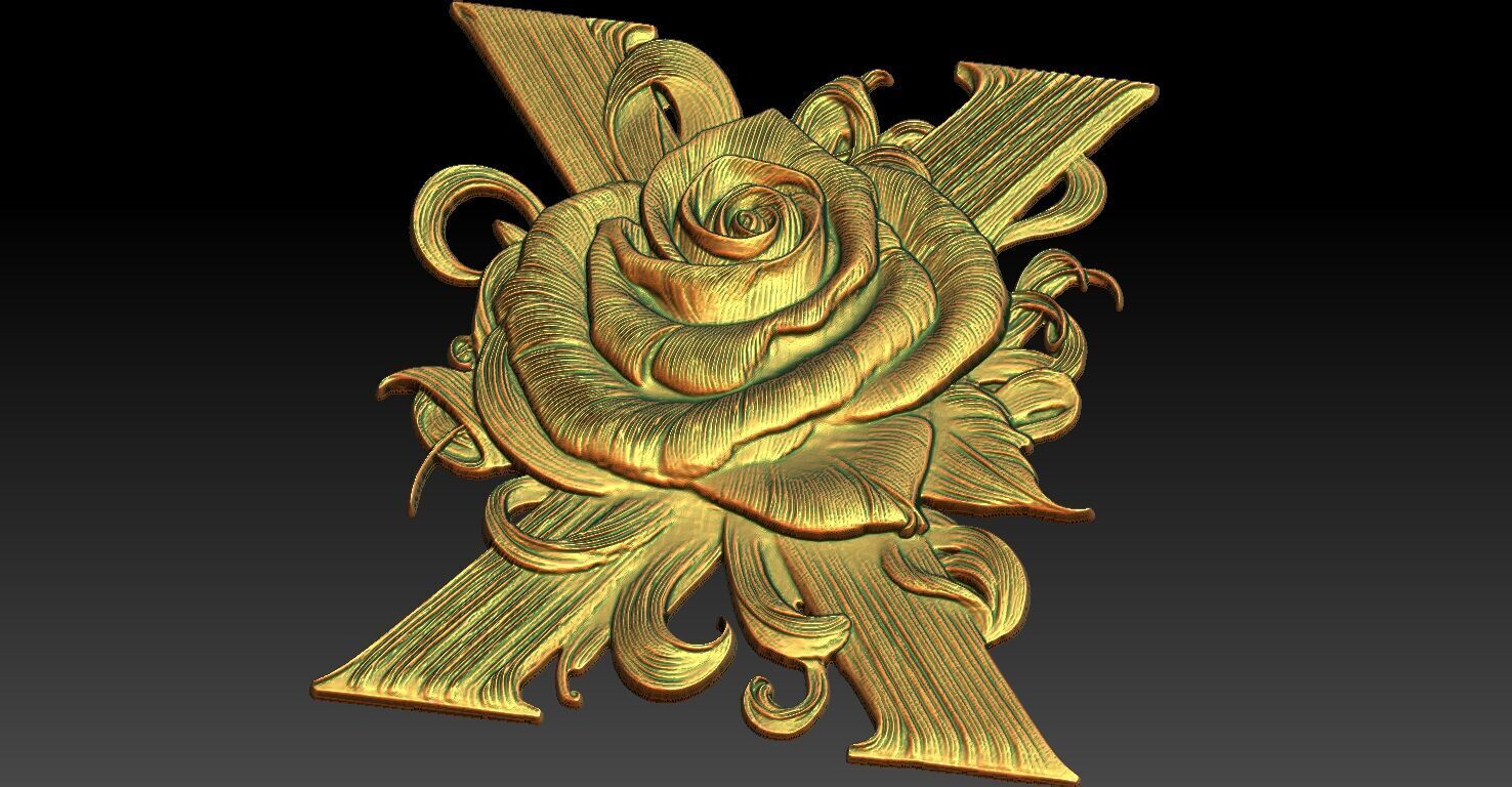 2 X CNC Relief Model 3D print model_1