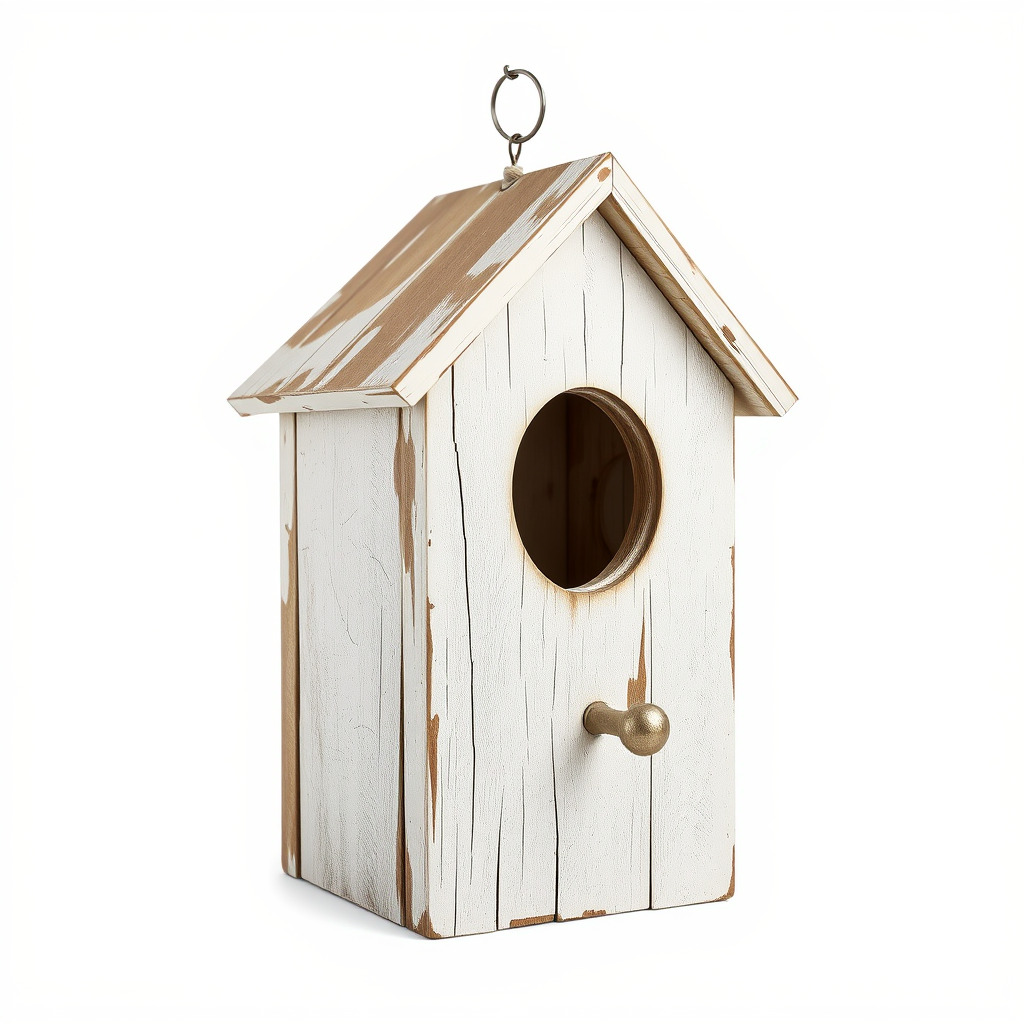 Rustic Wooden Birdhouse Model Pack Low-poly 3D model_3