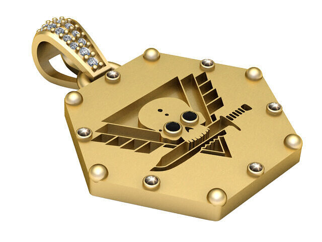 SKUL FACES PENDANT  3D print model