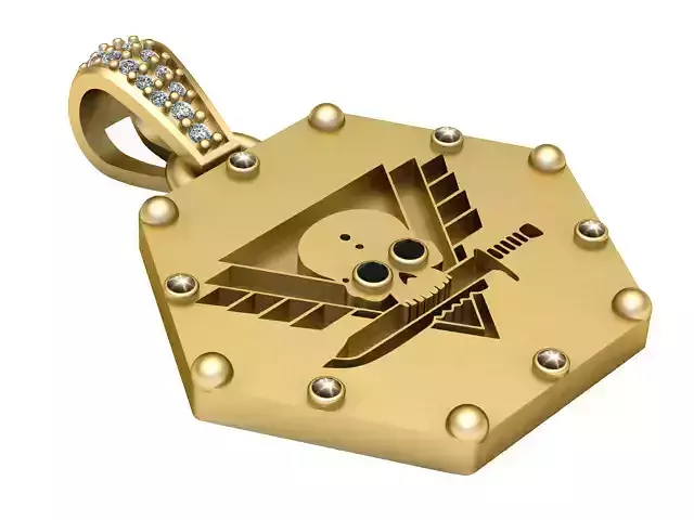 SKUL FACES PENDANT  3D print model
