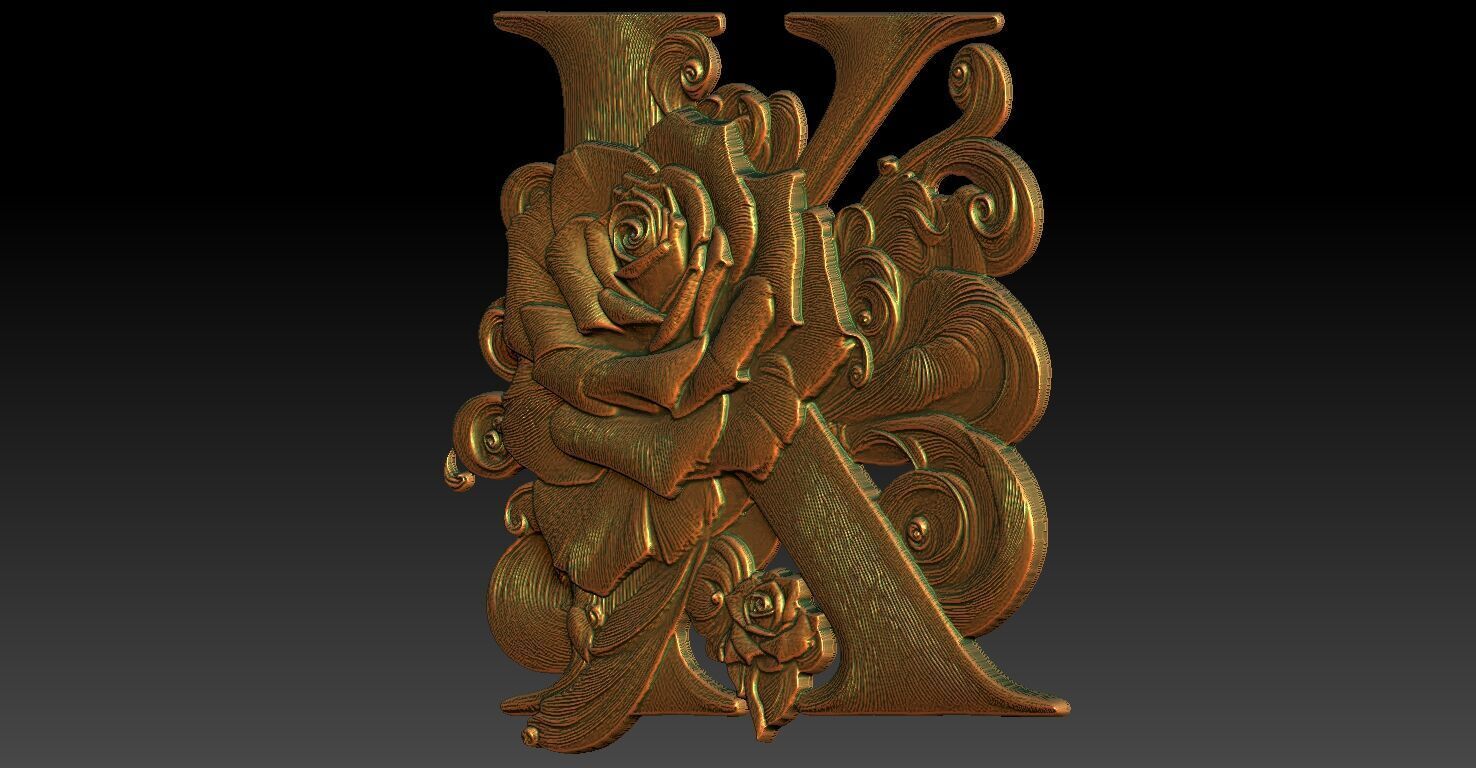 4 K CNC Relief Model 3D print model_3