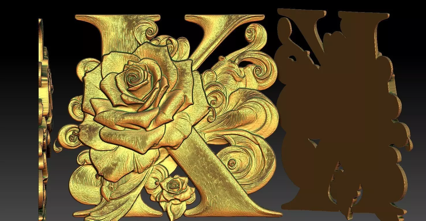 4 K CNC Relief Model 3D print model_0