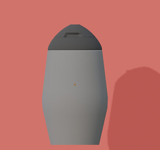 Shampoo Bottle 3D Model Container Cosmetic Packaging Free 3D print model