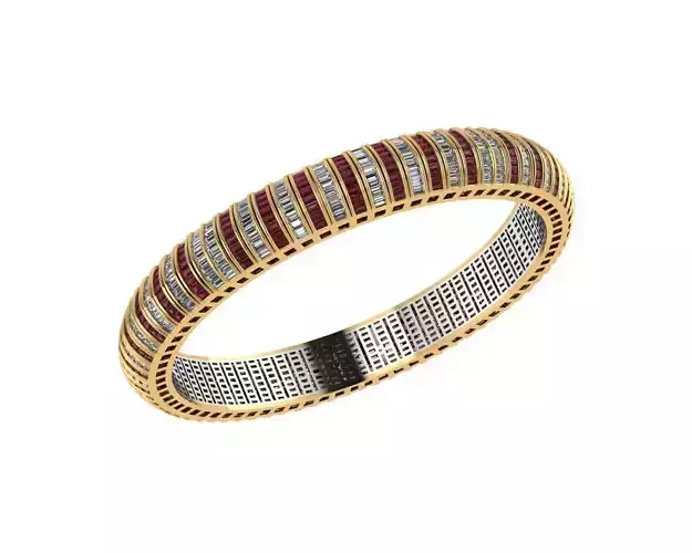 Ruby Diamond Bracelet