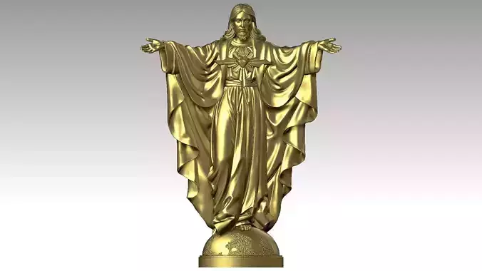 Christ the King  3D print model