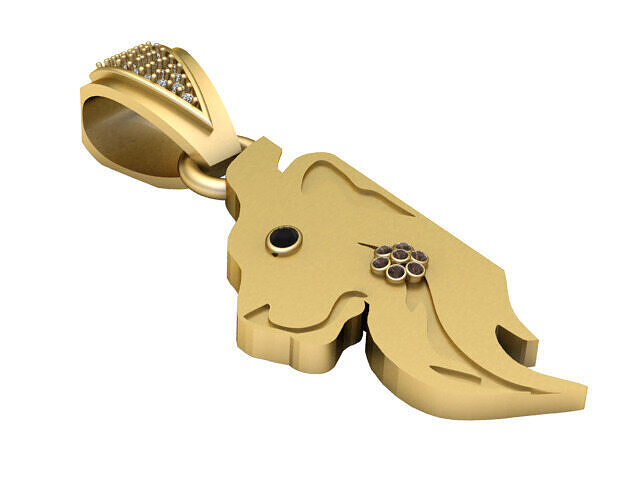 LION PENDANT 3D print model
