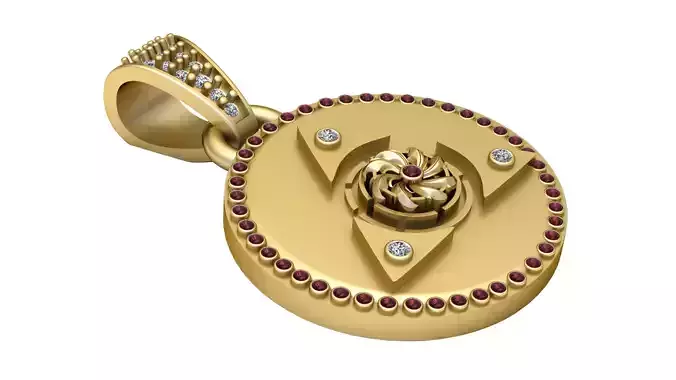 Red Gemstone Luxury Design 