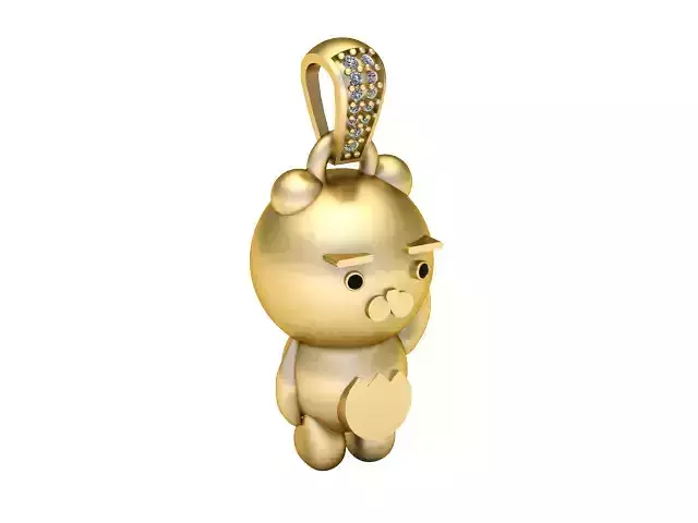 BEAR BABY PENDANT 3D PRINTABLE MODEL