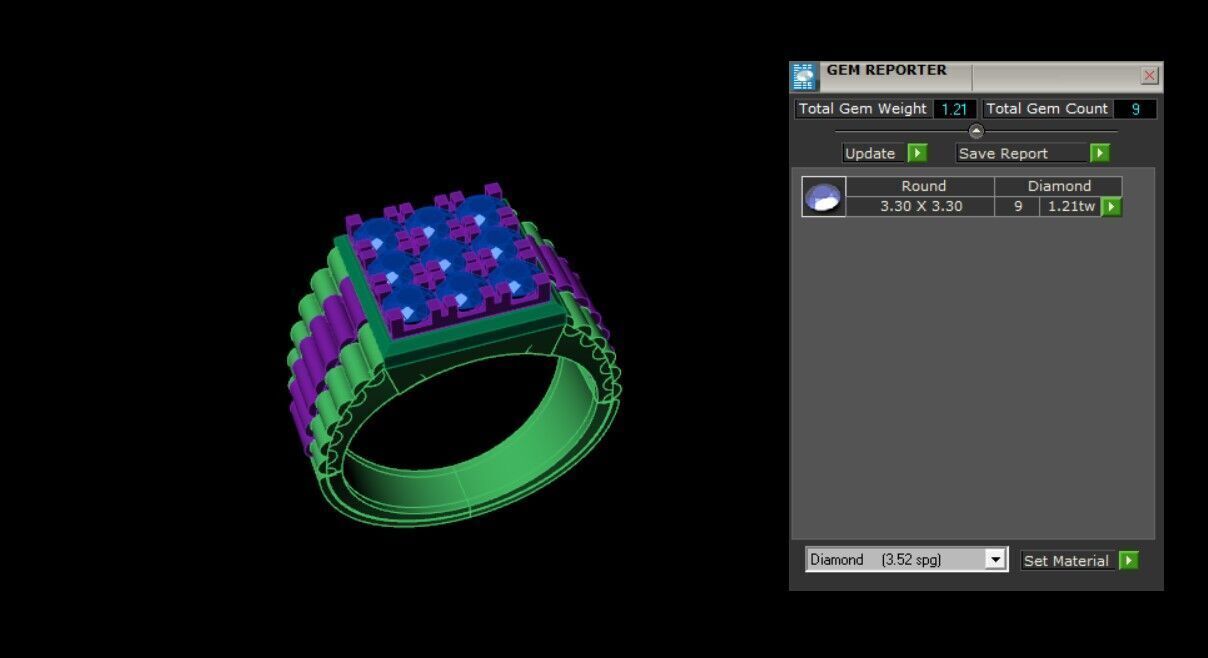 Rings 3D print model_3