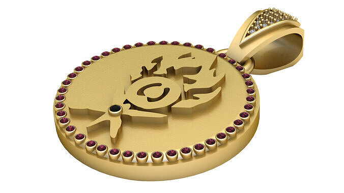 Eye Symbol Pendant  3D print model
