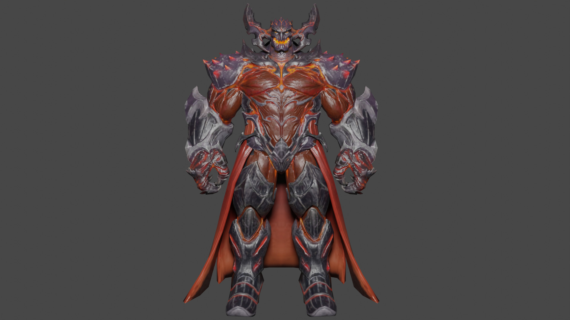 Dormammu  Low-poly 3D model_1