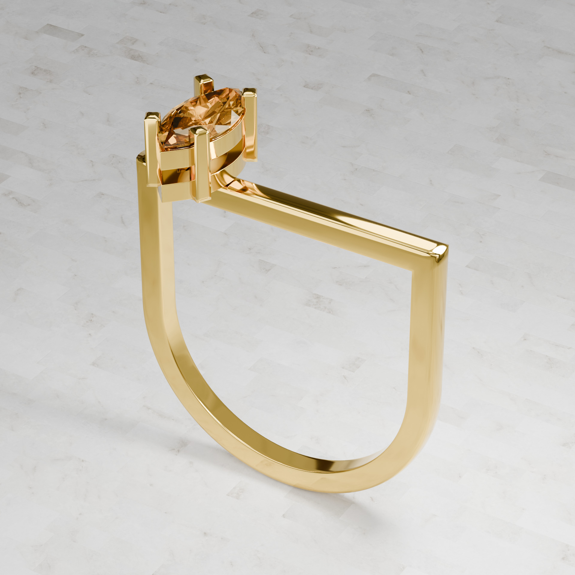 3-in-1 Ring Stack 3D print model_9