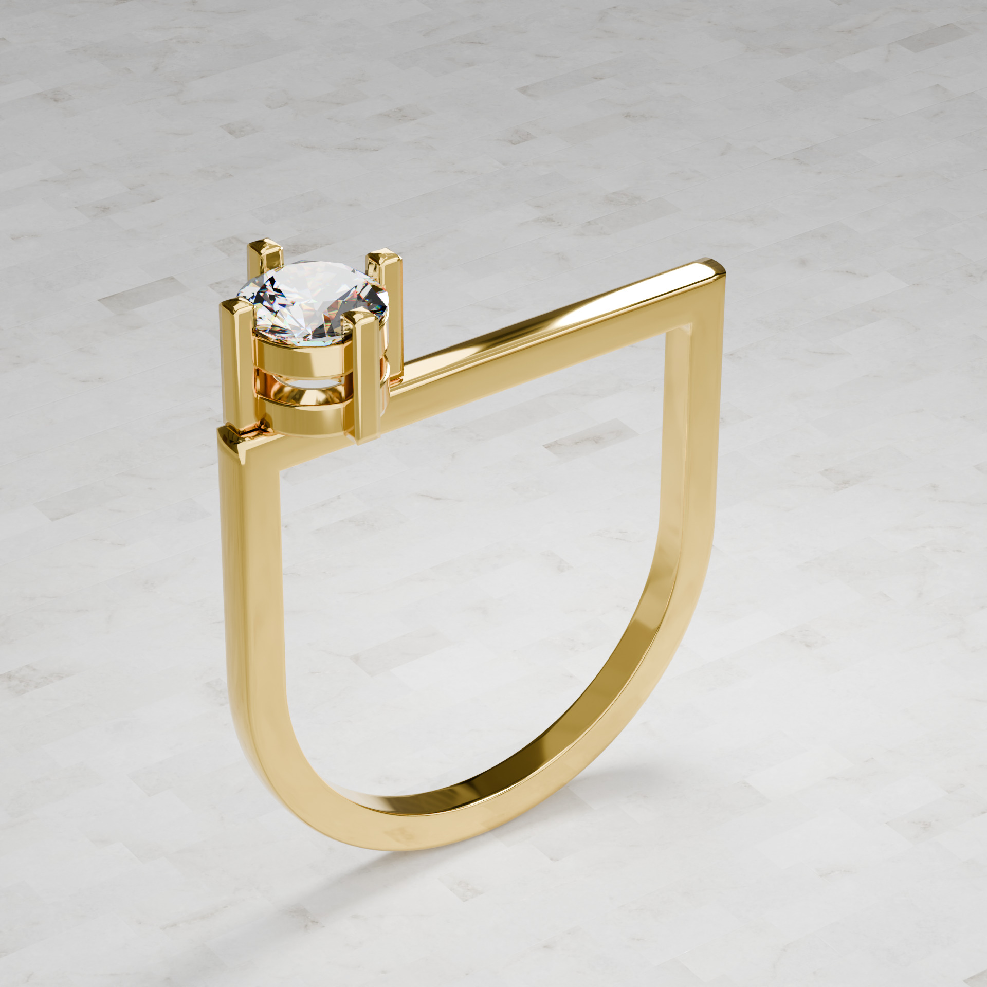 3-in-1 Ring Stack 3D print model_8