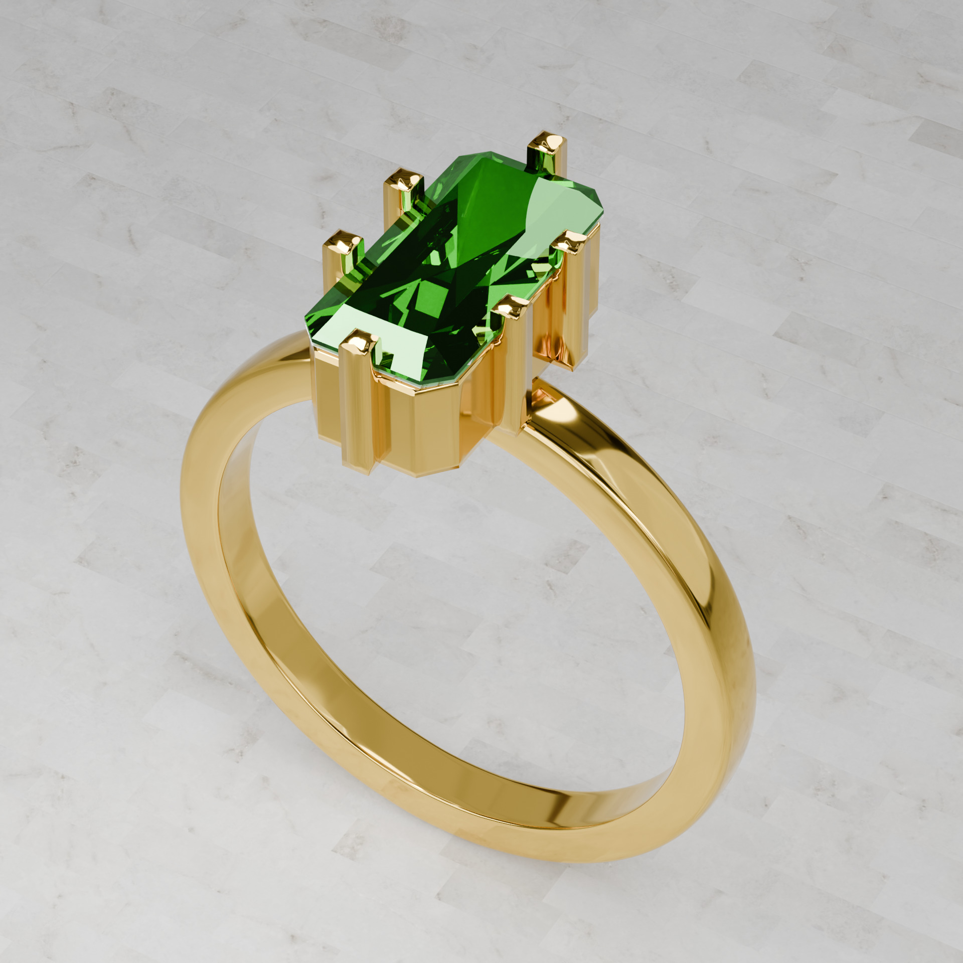 3-in-1 Ring Stack 3D print model_6