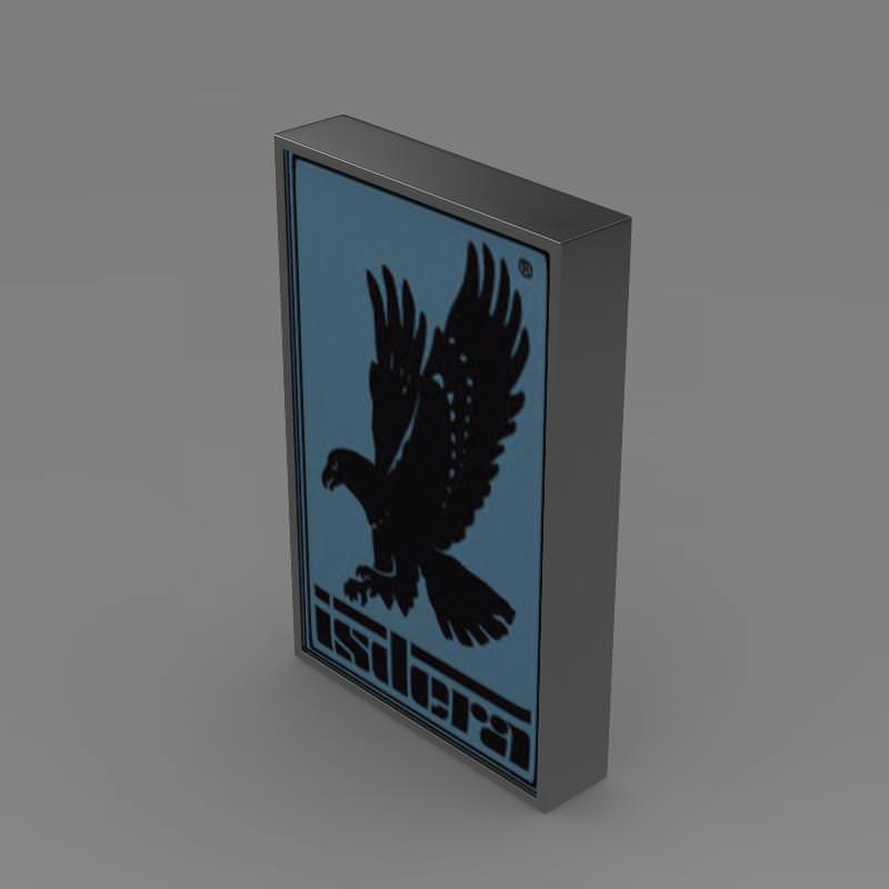 Isdera Logo 3D model_3