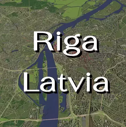 Riga Latvia - city and urban