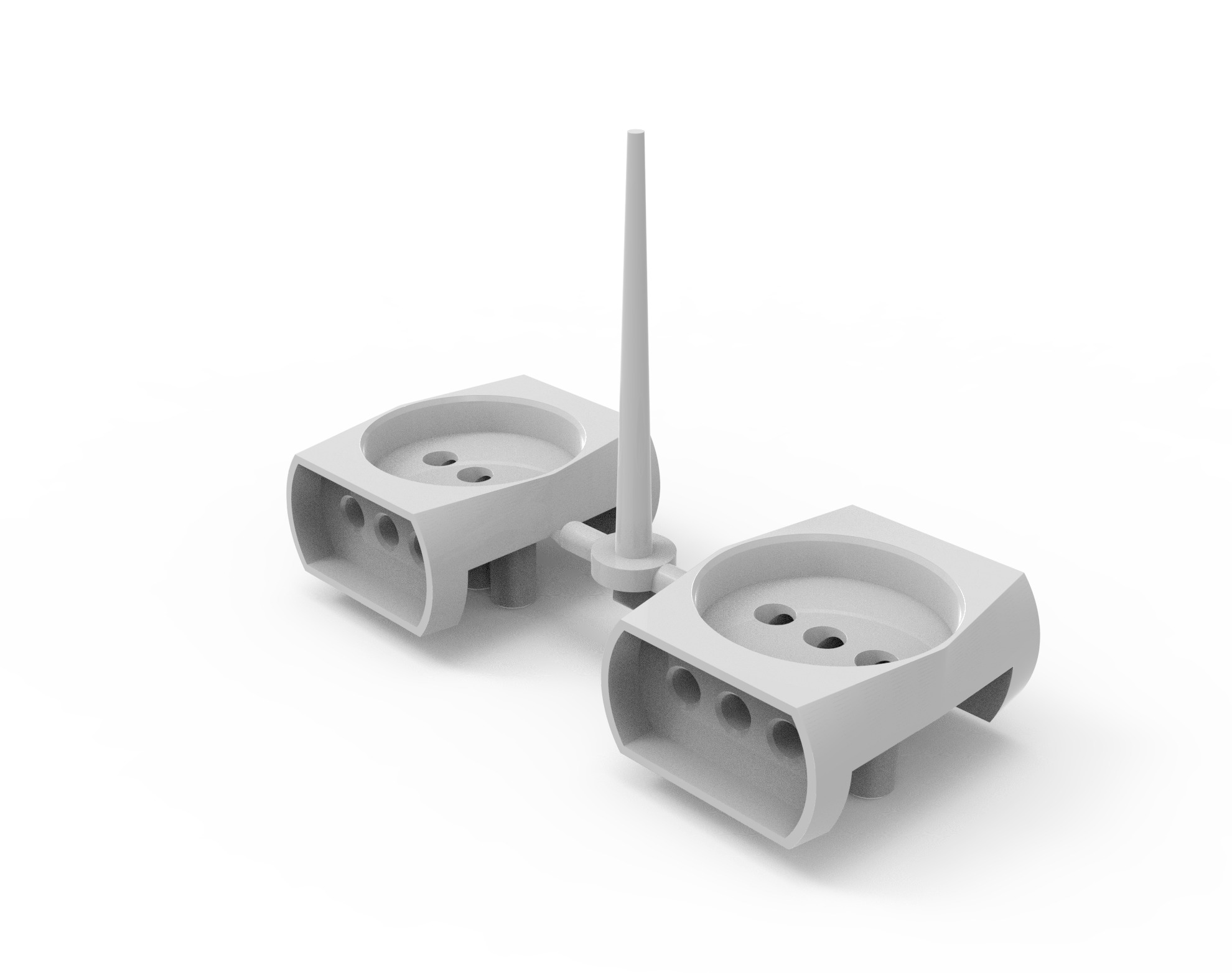 3-Way Adaptor Plastic Injection Mold - RFM 3D model_2