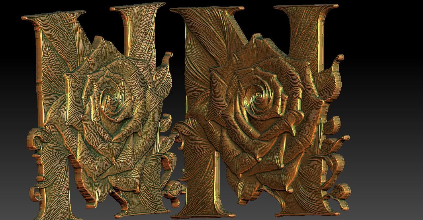 5 N CNC Relief Model 3D print model_5