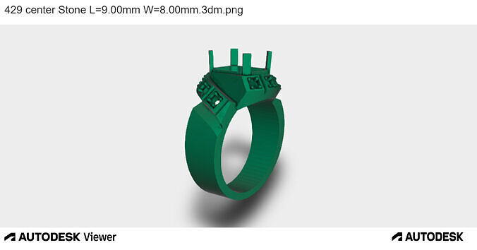 Empire Crest Ring 3D print model