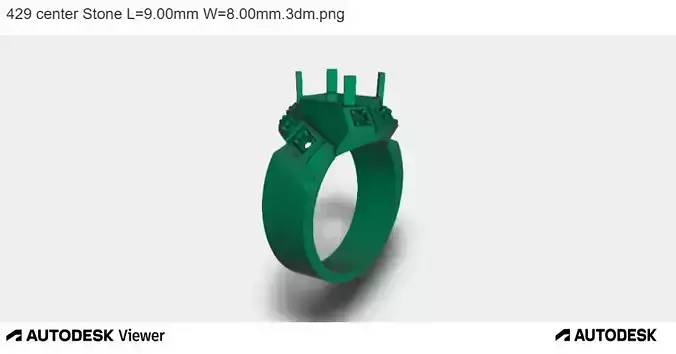 Empire Crest Ring 3D print model