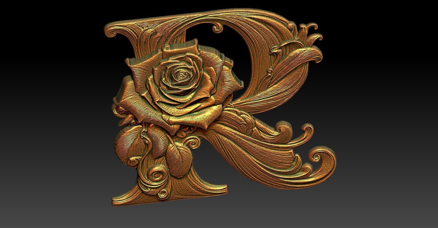 6 R CNC Relief Model 3D print model_5