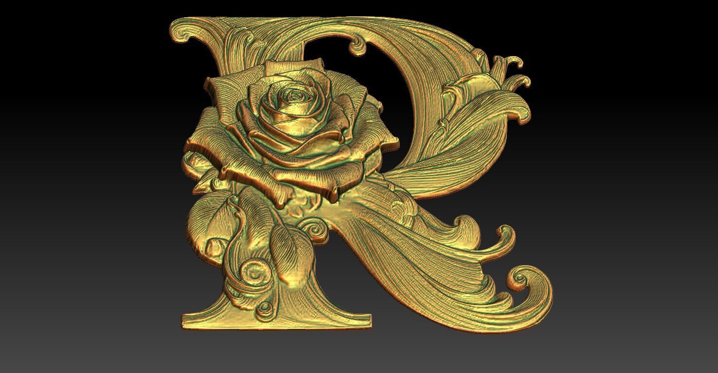 6 R CNC Relief Model 3D print model_4