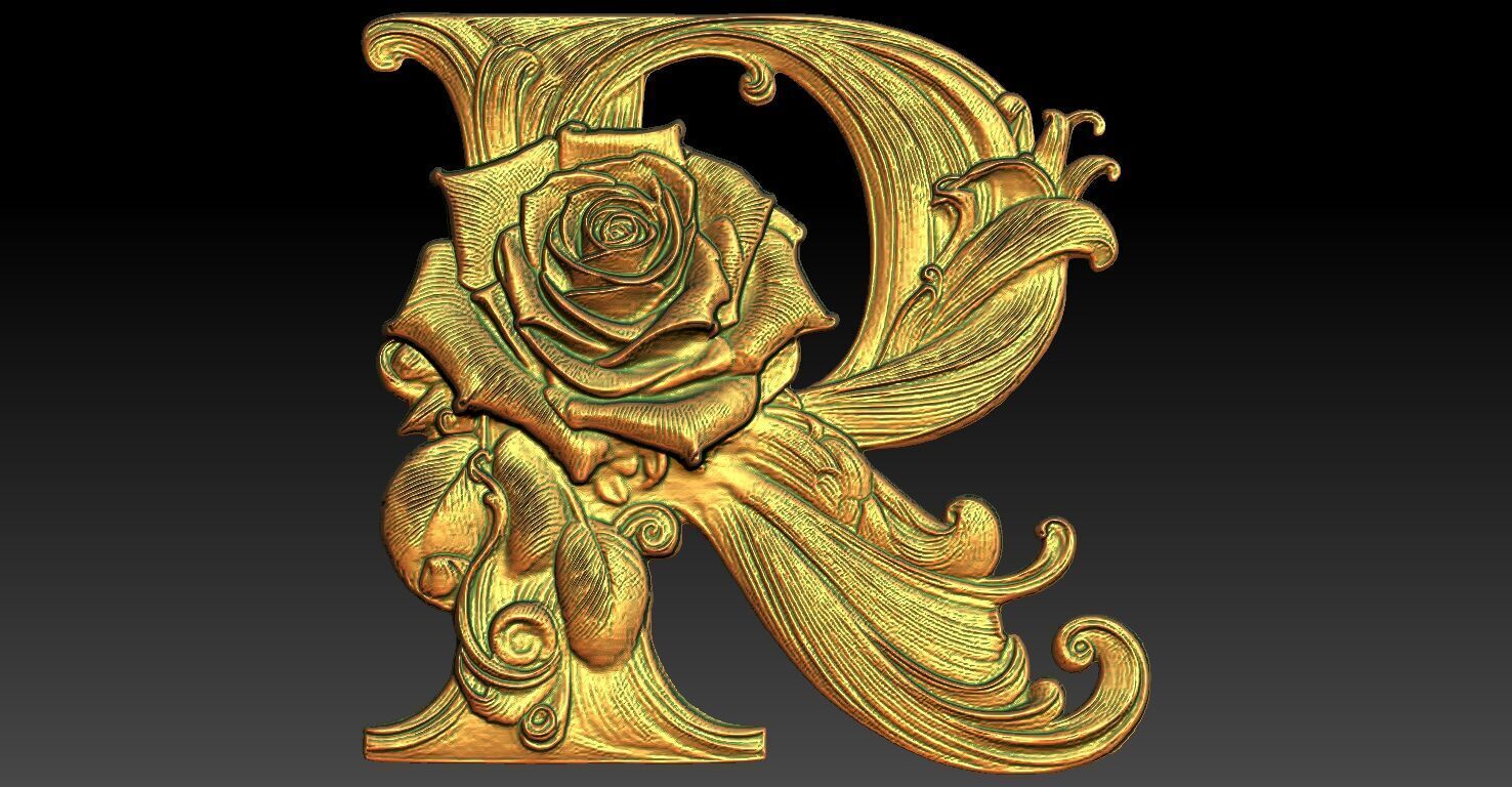 6 R CNC Relief Model 3D print model_1