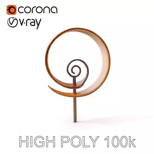 Spiral Sculpture Model Pack for Artistic Interiors