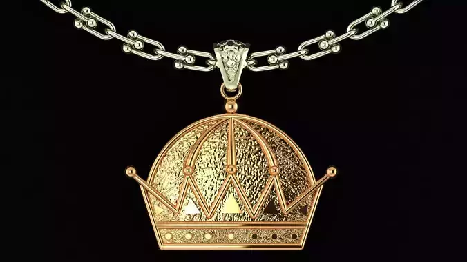 Majestys Crown Pendant 5gm