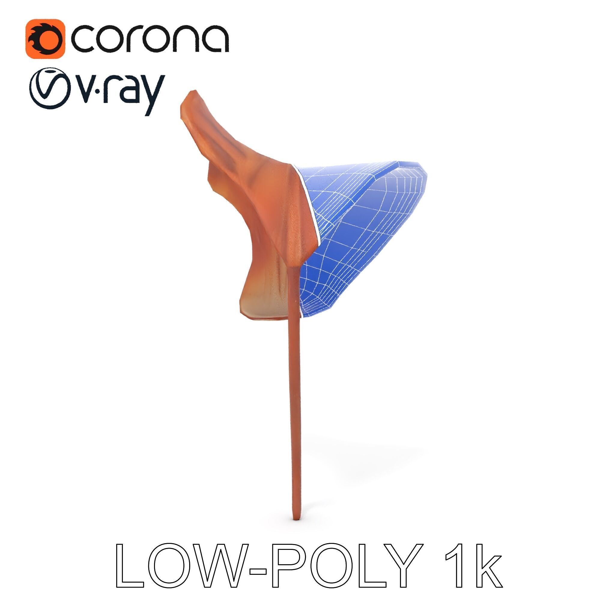 Elegant Dried Leaf Model Pack for Botanical Scenes Low-poly 3D model_21