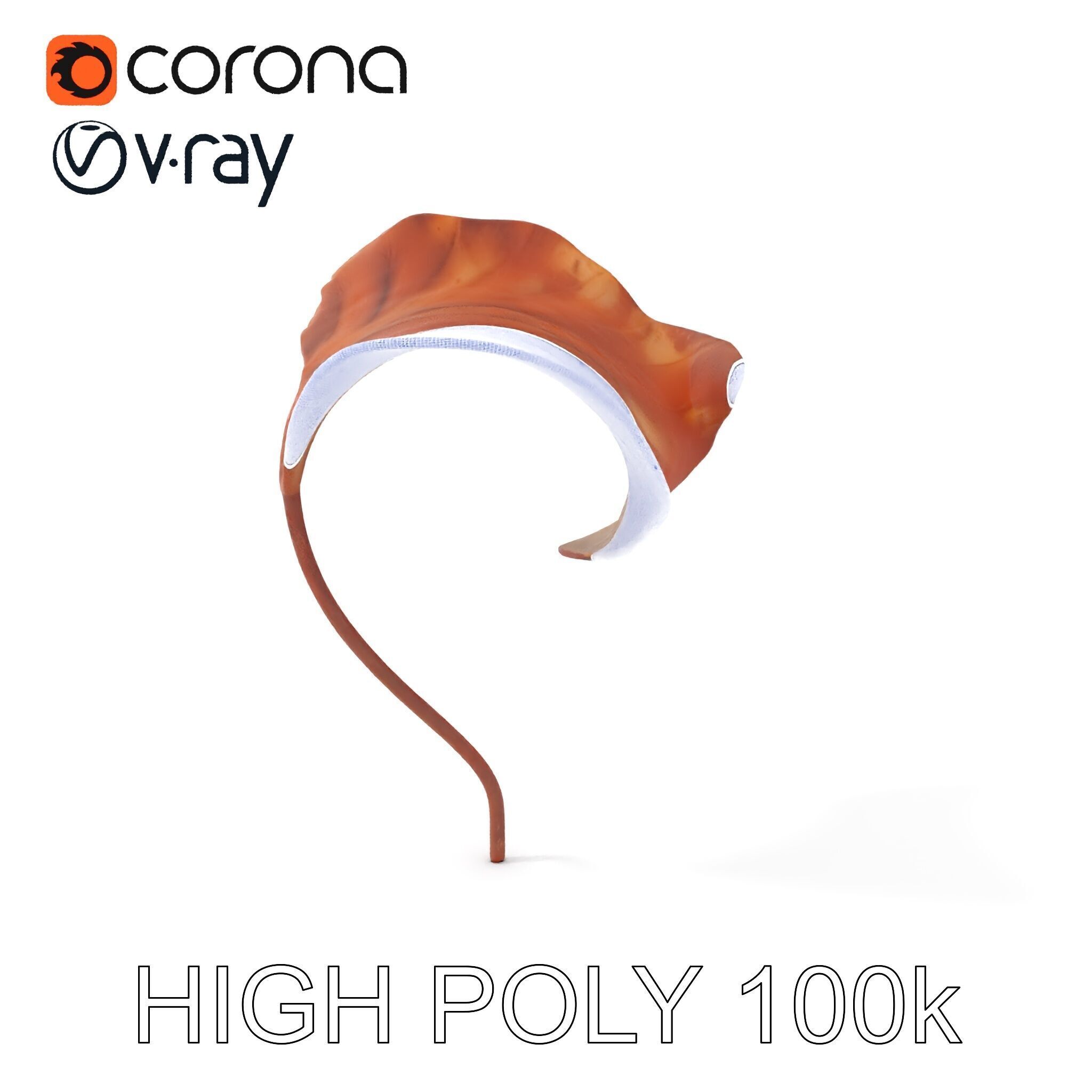 Elegant Dried Leaf Model Pack for Botanical Scenes Low-poly 3D model_5