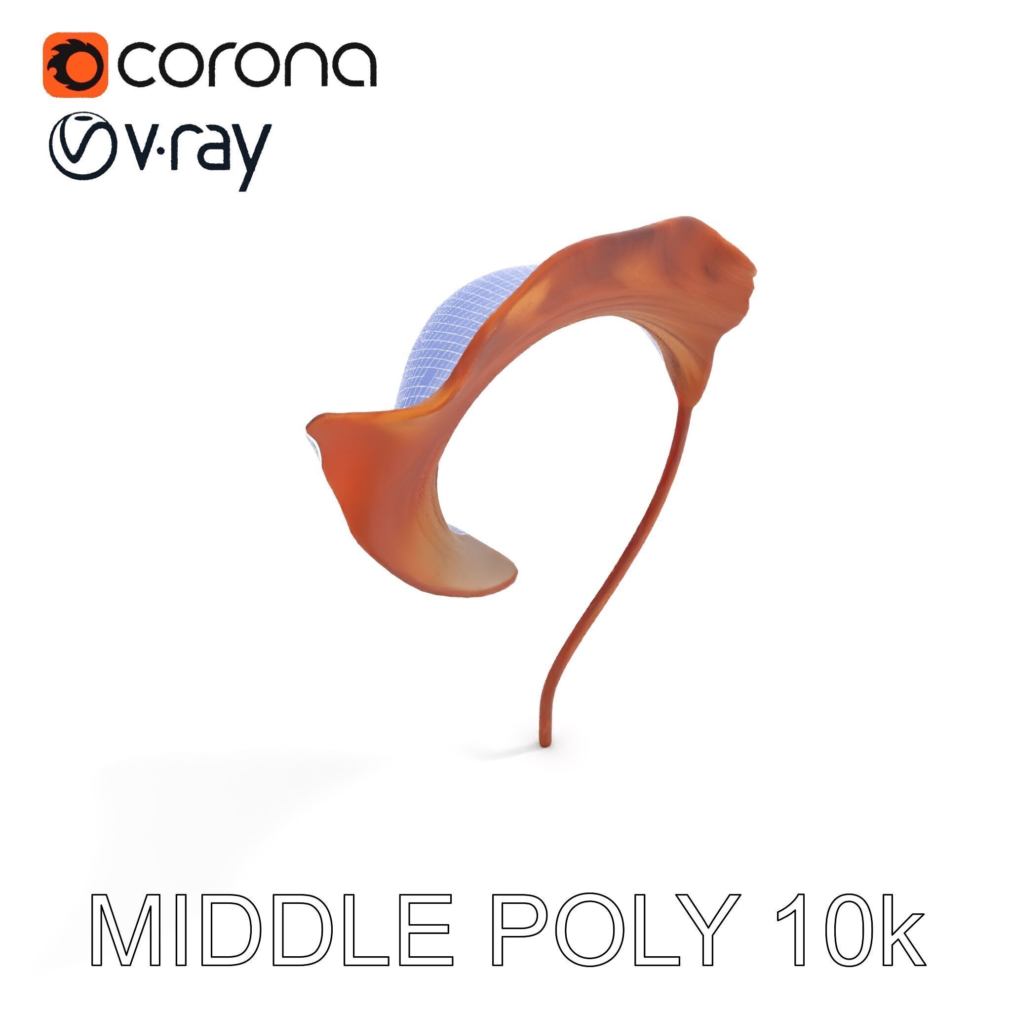 Elegant Dried Leaf Model Pack for Botanical Scenes Low-poly 3D model_31