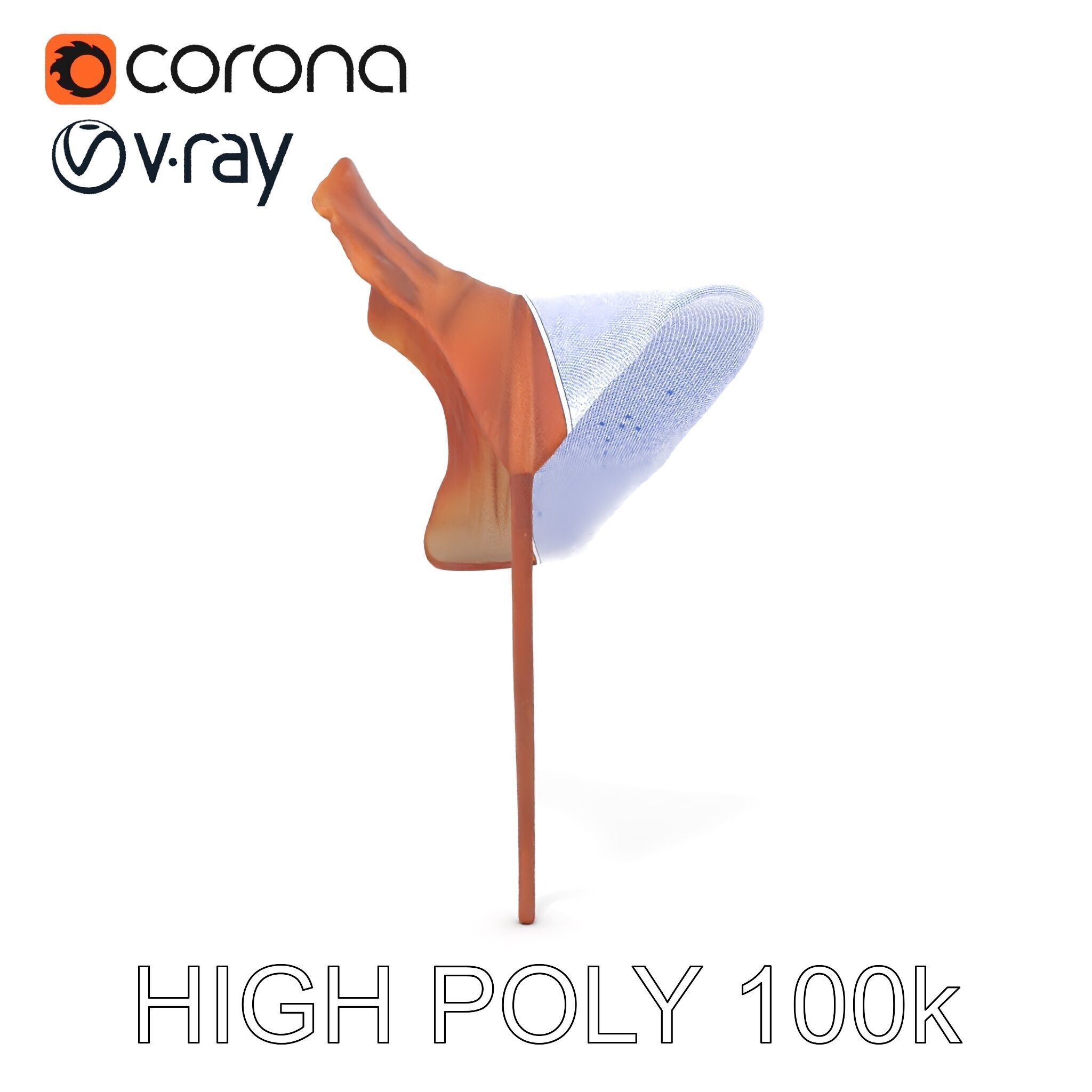 Elegant Dried Leaf Model Pack for Botanical Scenes Low-poly 3D model_36