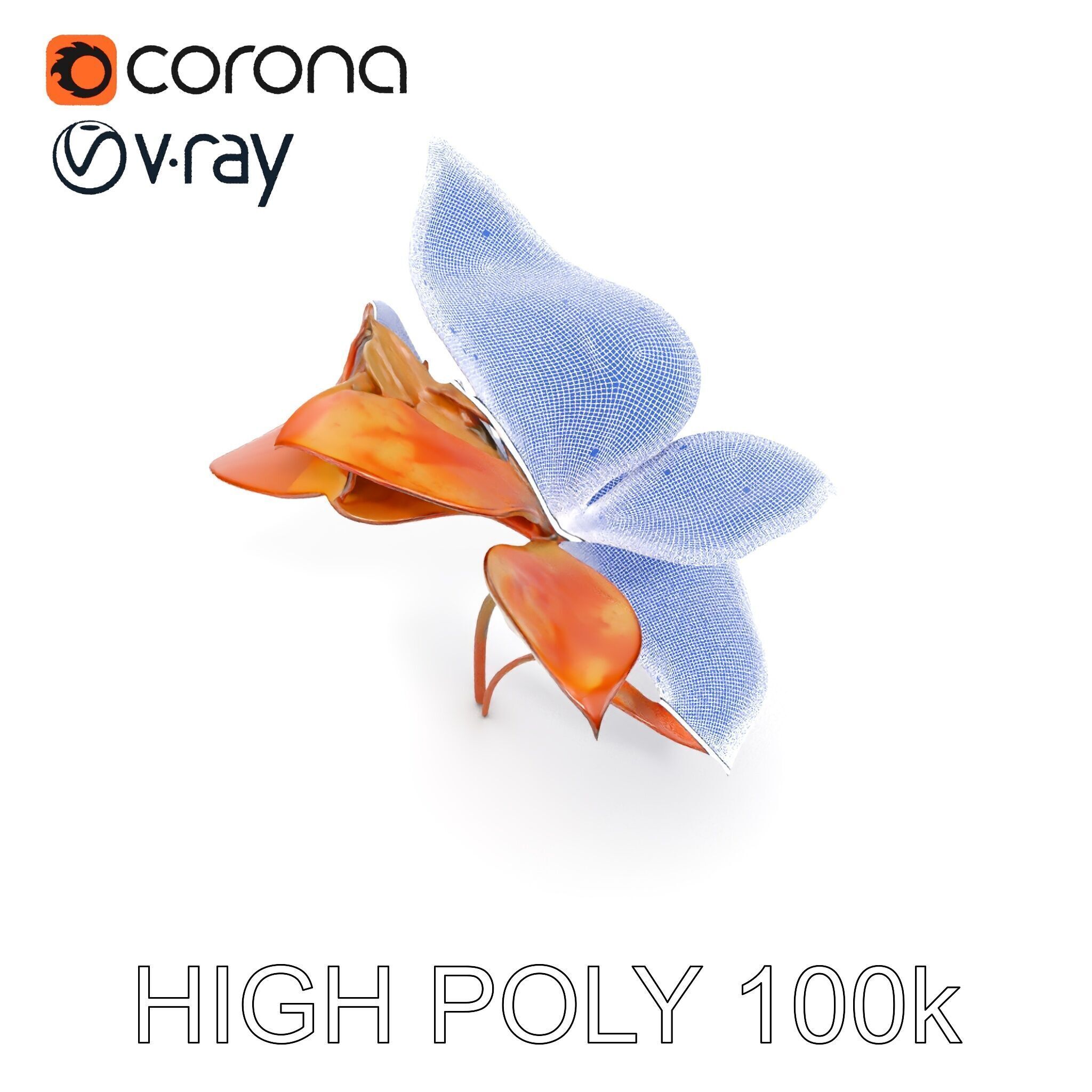 Rustic Floral Art Model Pack Low-poly 3D model_30