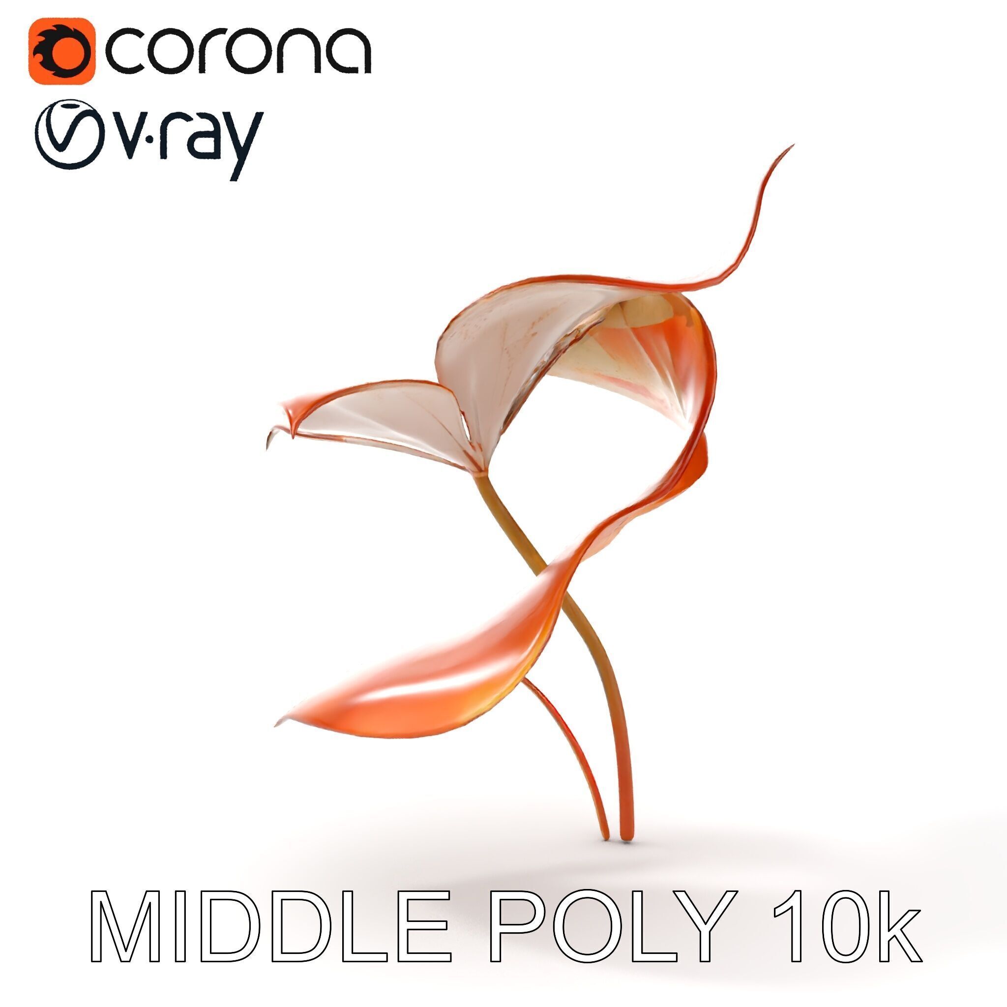 Rustic Floral Art Model Pack Low-poly 3D model_22