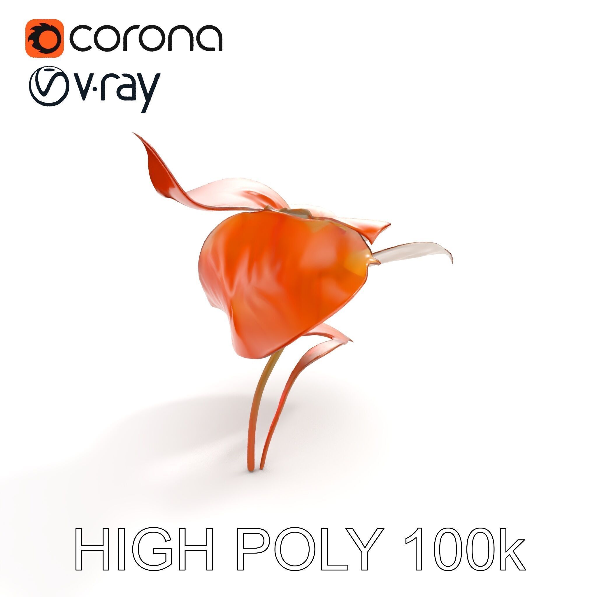 Rustic Floral Art Model Pack Low-poly 3D model_27