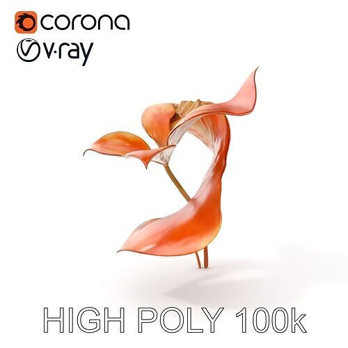 Rustic Floral Art Model Pack Low-poly 3D model