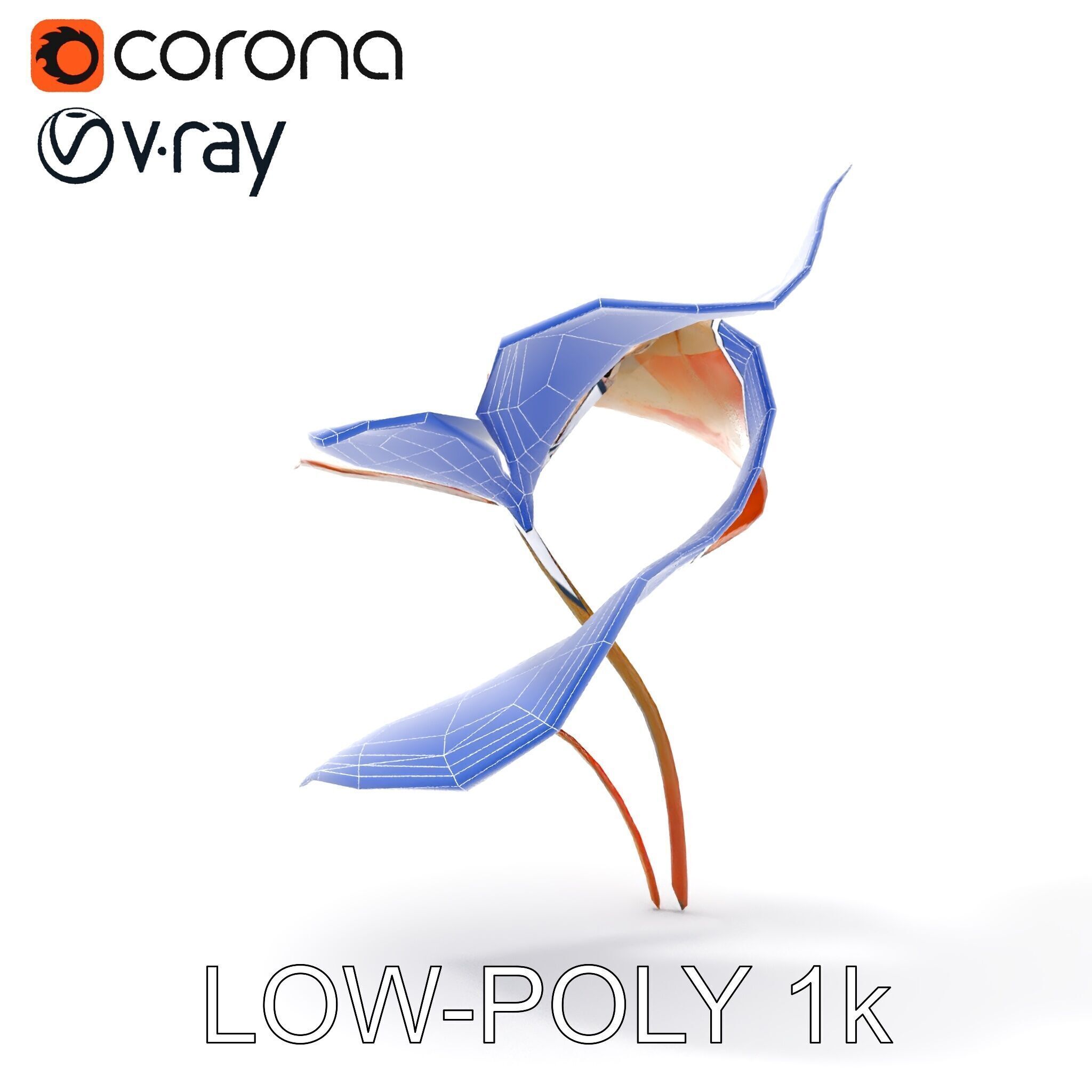 Rustic Floral Art Model Pack Low-poly 3D model_26