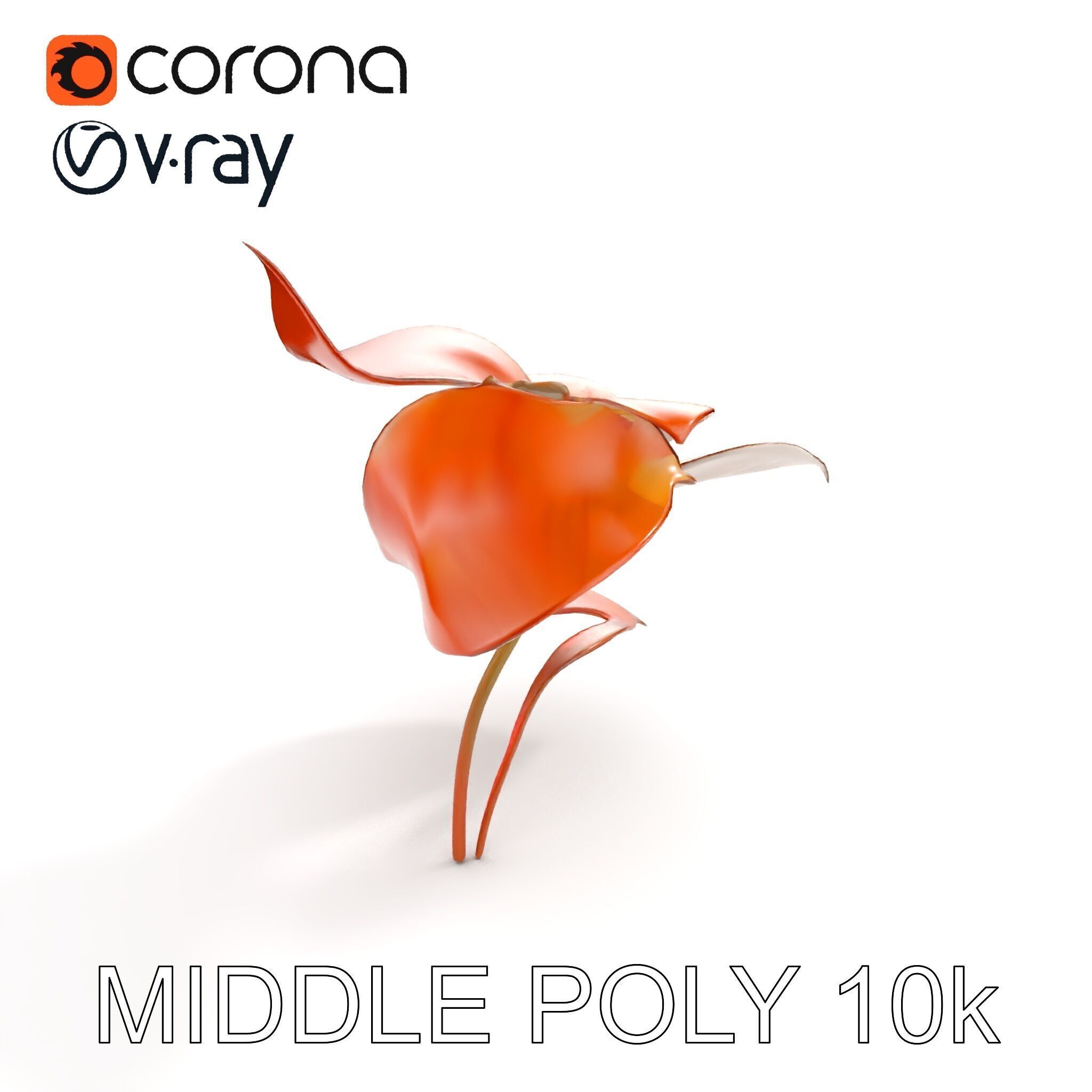 Rustic Floral Art Model Pack Low-poly 3D model_7