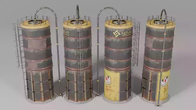 Big Silo Storage Game Ready