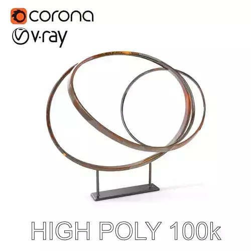 Modern Art Sculpture Model Pack