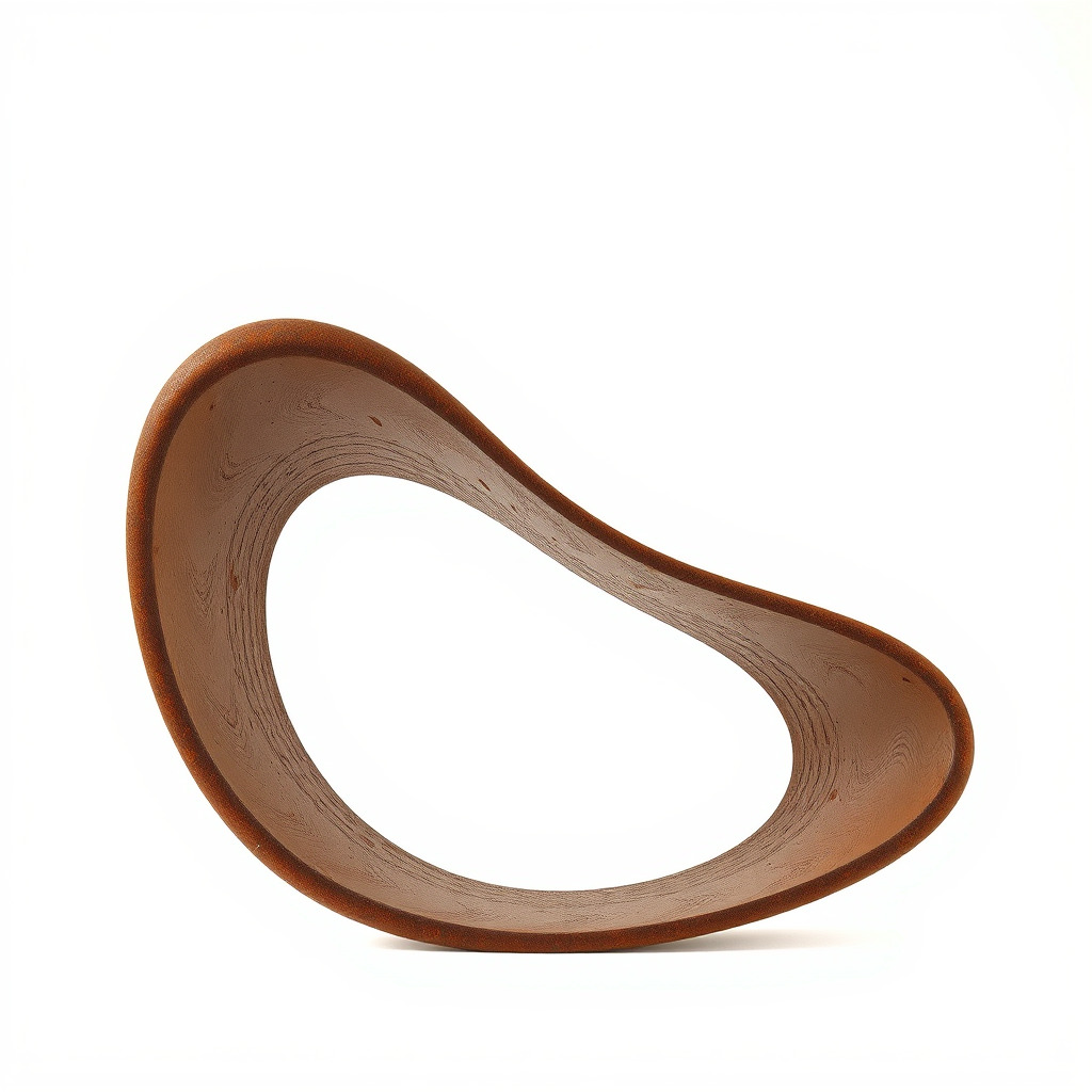 Organic Wooden Sculpture Model Pack Low-poly 3D model_3