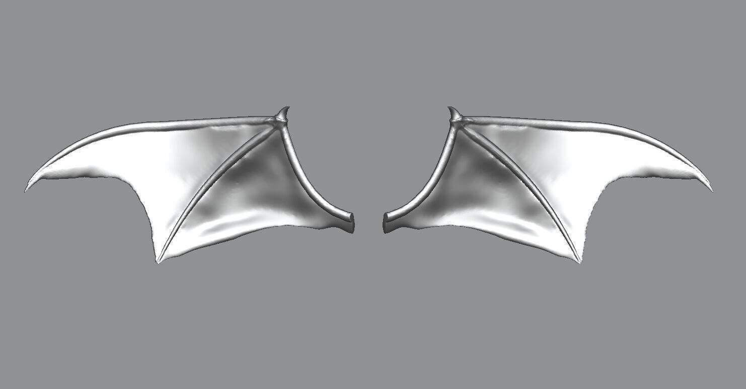 Bat Wings - Dragon Wings V3 3D print model_5